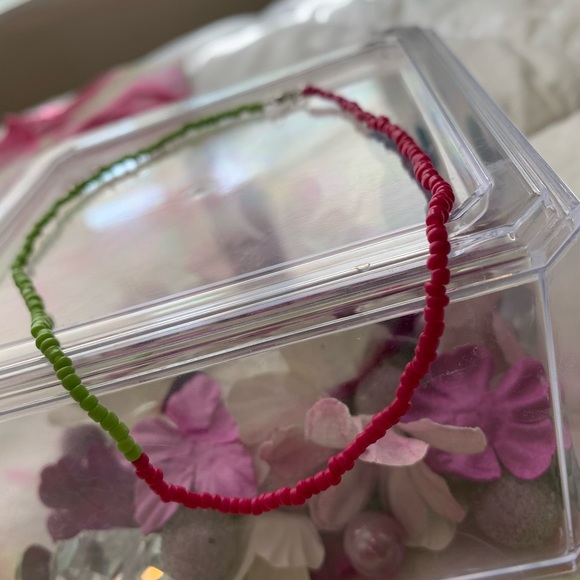 Pink and green tie dye T-shirt - Picture 6 of 7